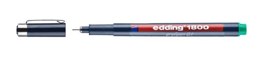 Edding Fineliner 0,5 mm – grün – wasserfest, dokumentenecht