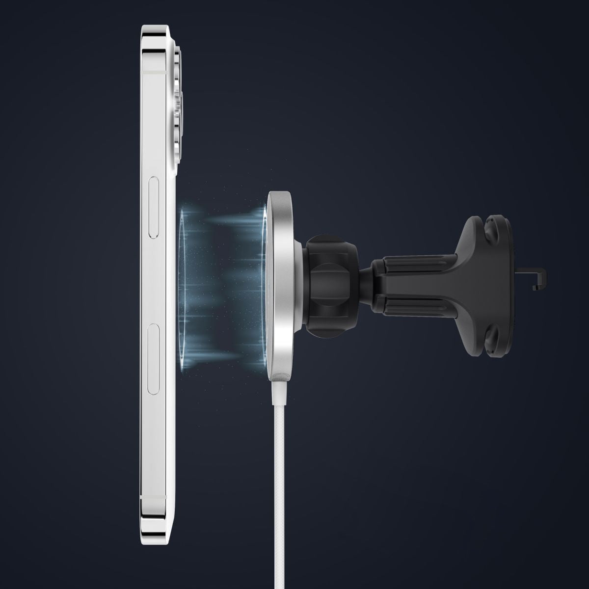 Vonmählen Aura Autoladegerät – 15 W, Qi, MagSafe-kompatibel – für MagSafe-kompatible Smartphones
