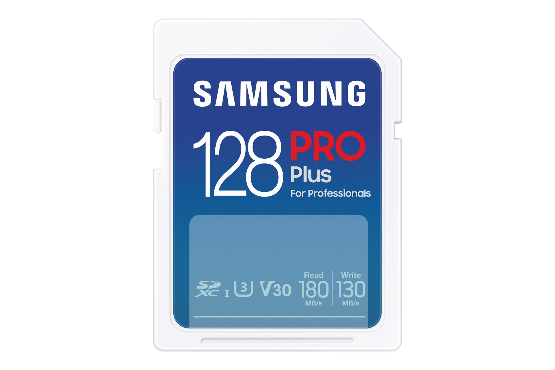 Samsung PRO Plus MB-SD128S – 128 GB SDXC, UHS-I U3 (V30), Lesen 180 MB/s, Schreiben 130 MB/s
