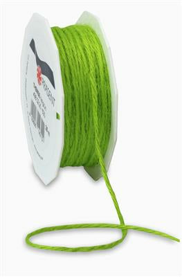 Pattberg Geschenkband Jute Hellgrün – 2 mm × 25 m