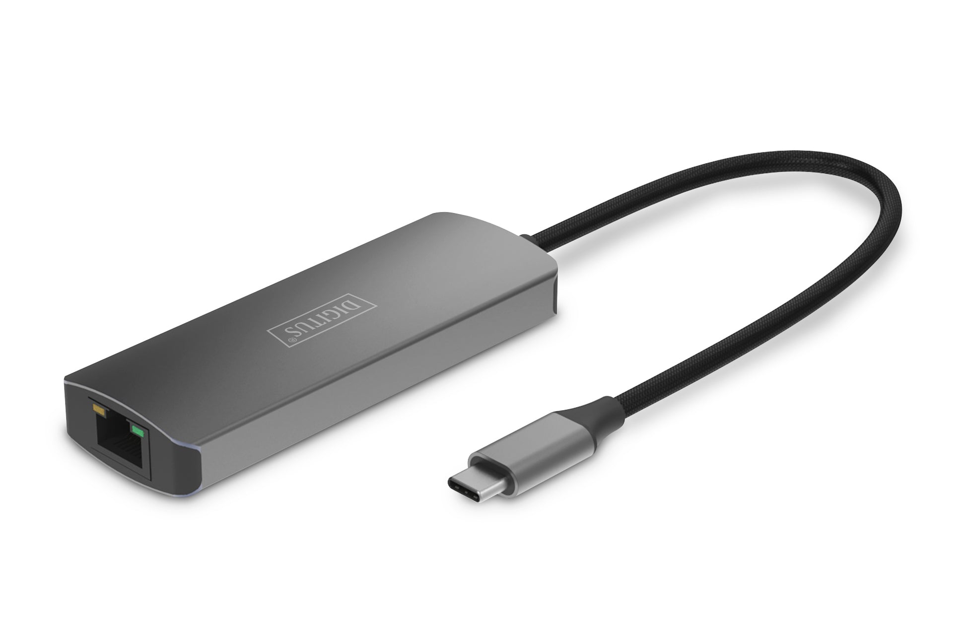 Digitus 4K Video Extender – HDMI 2.1, USB-C – für Cat6-Kabel bis 30 m – Schwarz, Aluminium