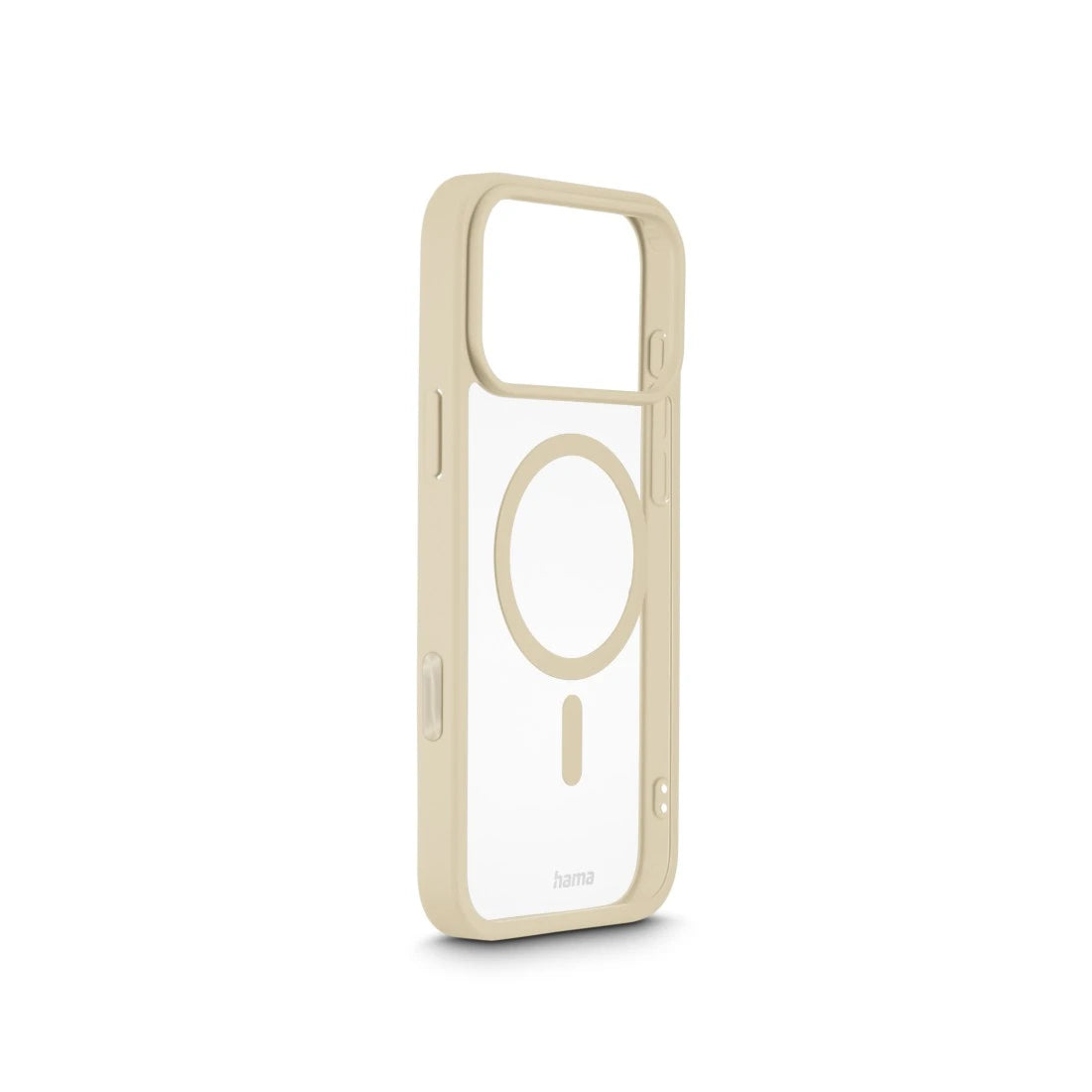 Hama Frame Protect – Backcover – für Apple iPhone 17 Pro Max, MagSafe, PC+TPU, Beige