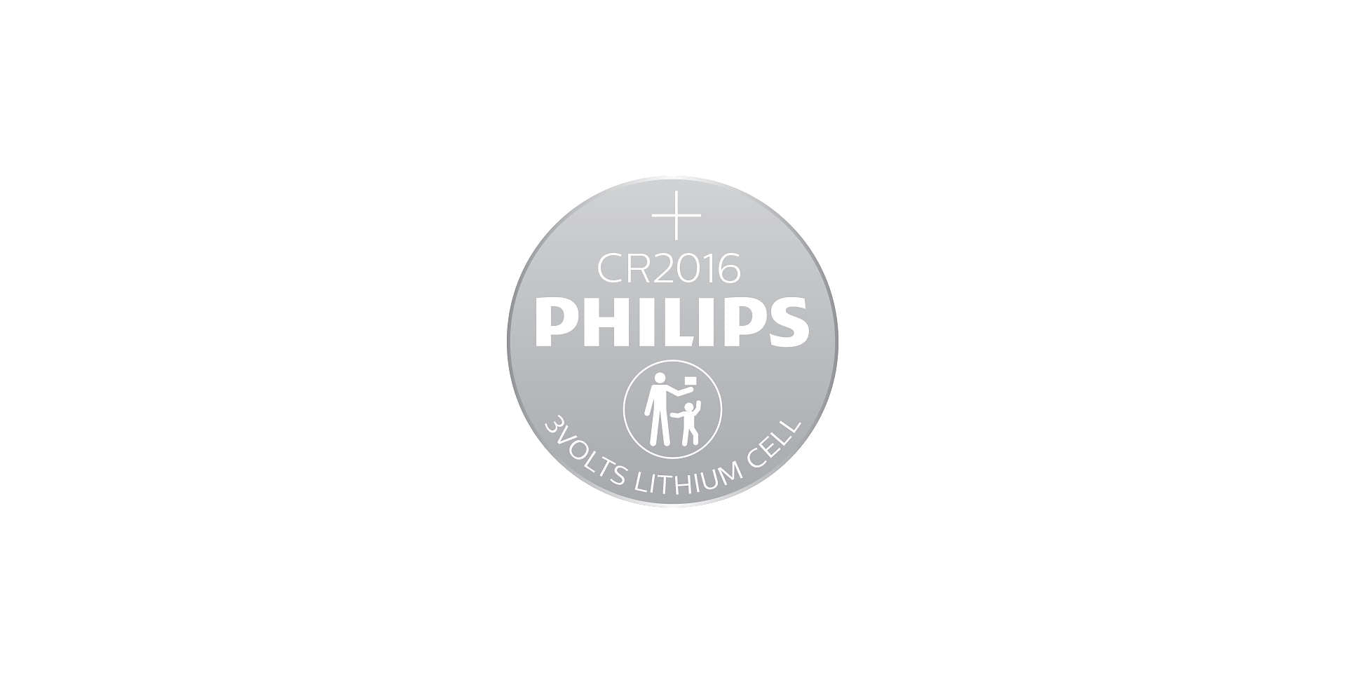 Philips Knopfzellen CR2016, Lithium-Mangandioxid, 3 V – 2 Stk.