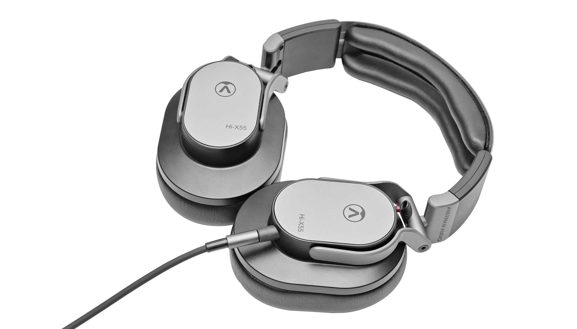 Austrian Audio Hi-X55 – Over-Ear Studiokopfhörer – geschlossen, 3,5 mm, Hi-Res Audio – schwarz, 25 Ω