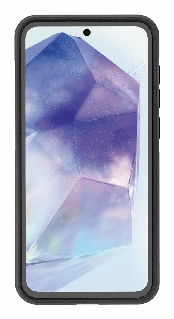 4smarts Defend Backcover – für Samsung Galaxy A55 (5G), PC+TPU, schwarz, bis 1,2 m sturzsicher