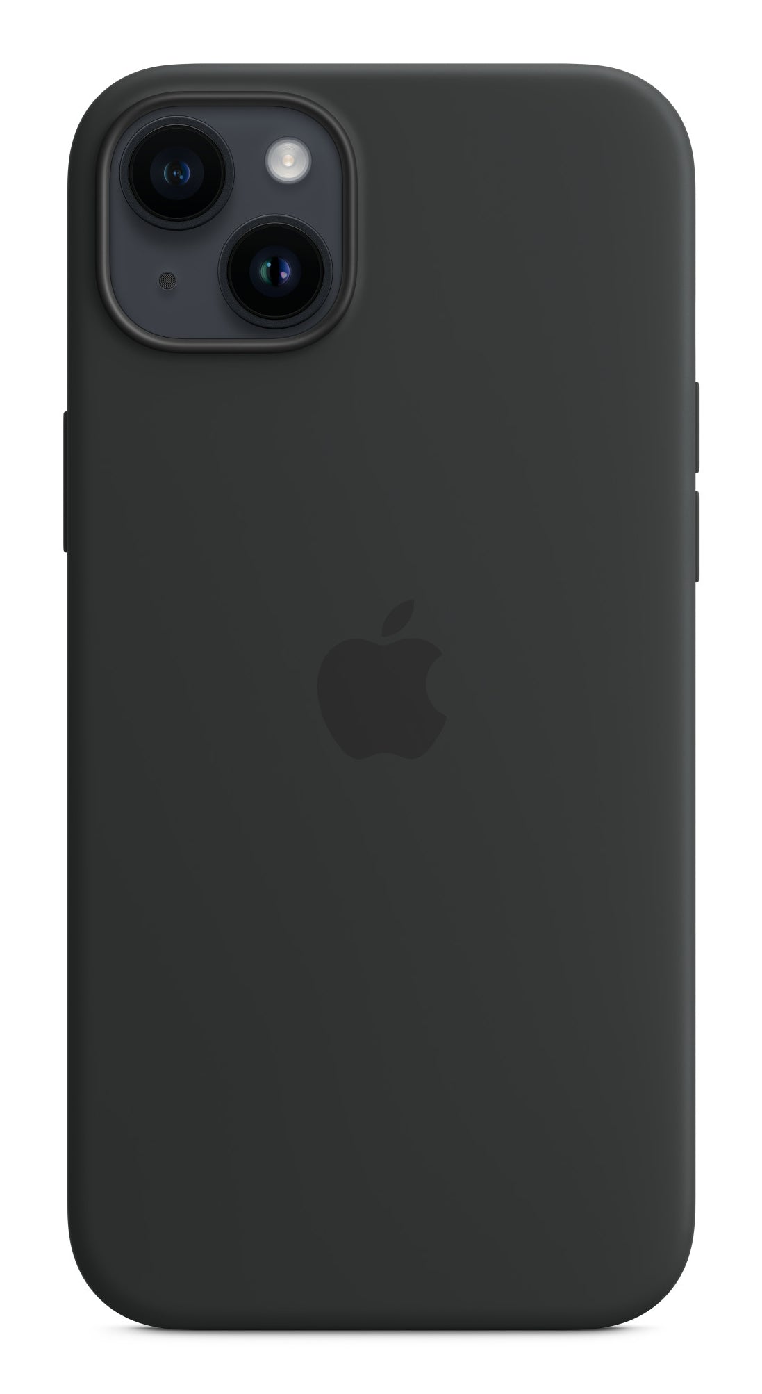 Apple Backcover – für Apple iPhone 14 Plus, Schwarz, tropfsicher, kratzresistent, kabelloses Laden