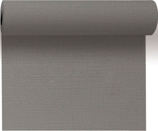 Duni Tischdecke auf Rolle – 40 cm×24 m, Velviq, Grau, Tête-à-Tête