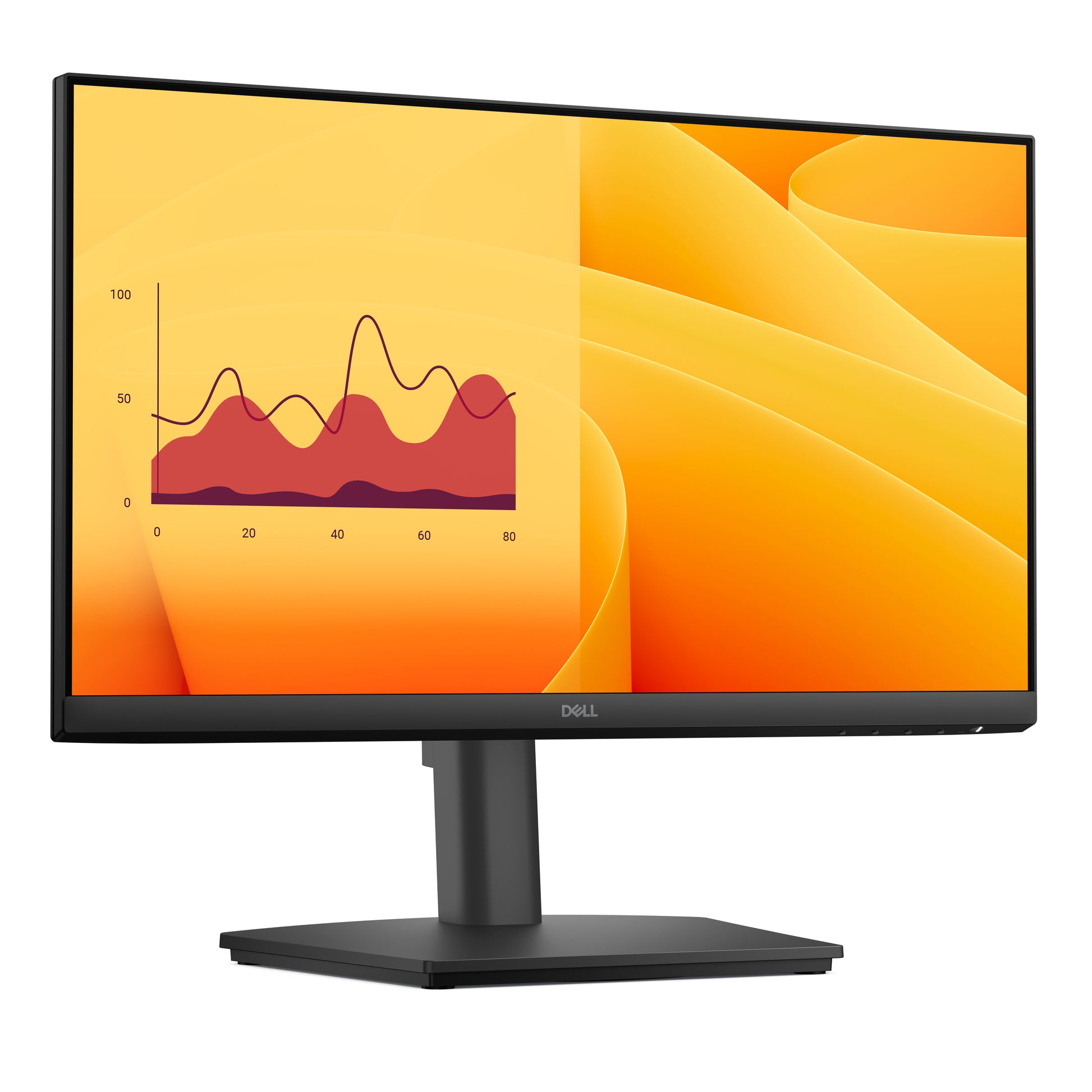 Dell E2225Hsm – Monitor, 21,5", 1920 × 1080 (Full HD), VA, 100 Hz, 250 cd/m², VESA 100 × 100, Schwarz