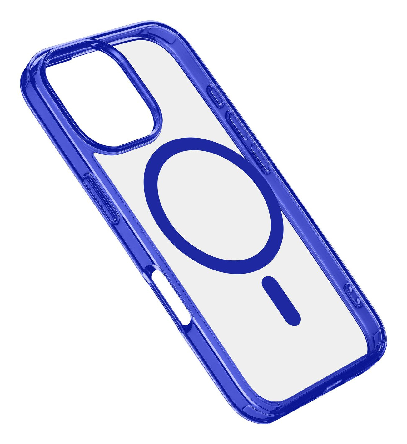 Cellularline Iconic – Backcover – für Apple iPhone 16 Pro, MagSafe, Kunststoff, Blau