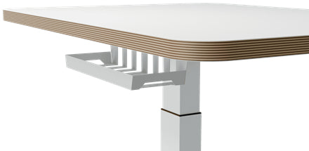 Leitz Ergo höhenverstellbarer Sitz-Stehtisch – 65 cm, Dunkles Grau, 60 cm