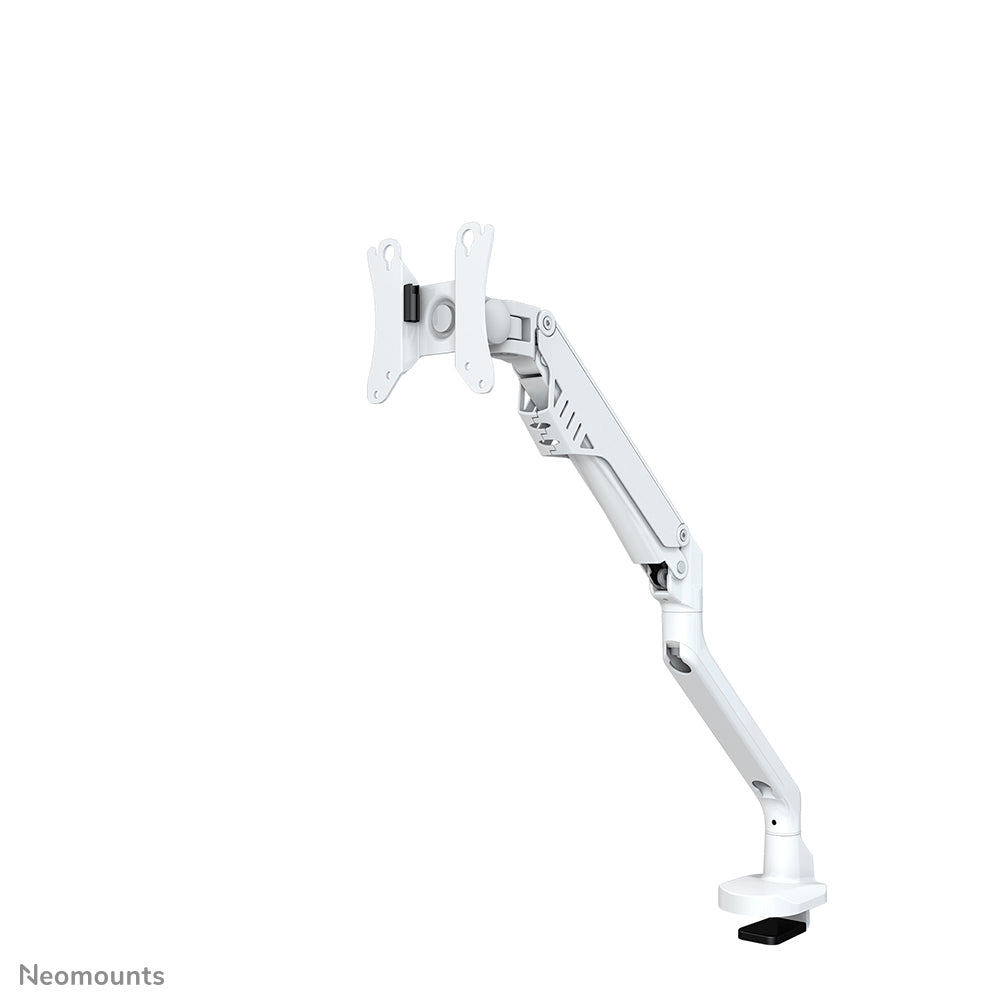 Neomounts FPMA D750WHITE2 – Monitorarm, Tischklemme, bis 32", VESA 75 × 75/100 × 100 mm