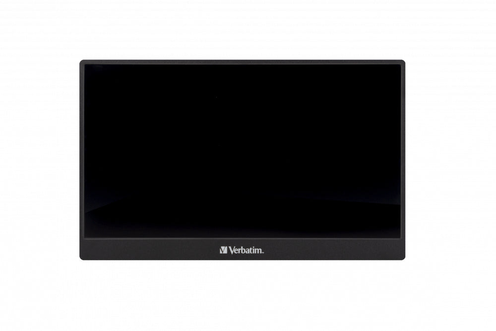 Verbatim Portabler Monitor, 14", 1920 × 1080 (Full HD), IPS, 60 Hz, 220 cd/m², Lautsprecher, Schwarz