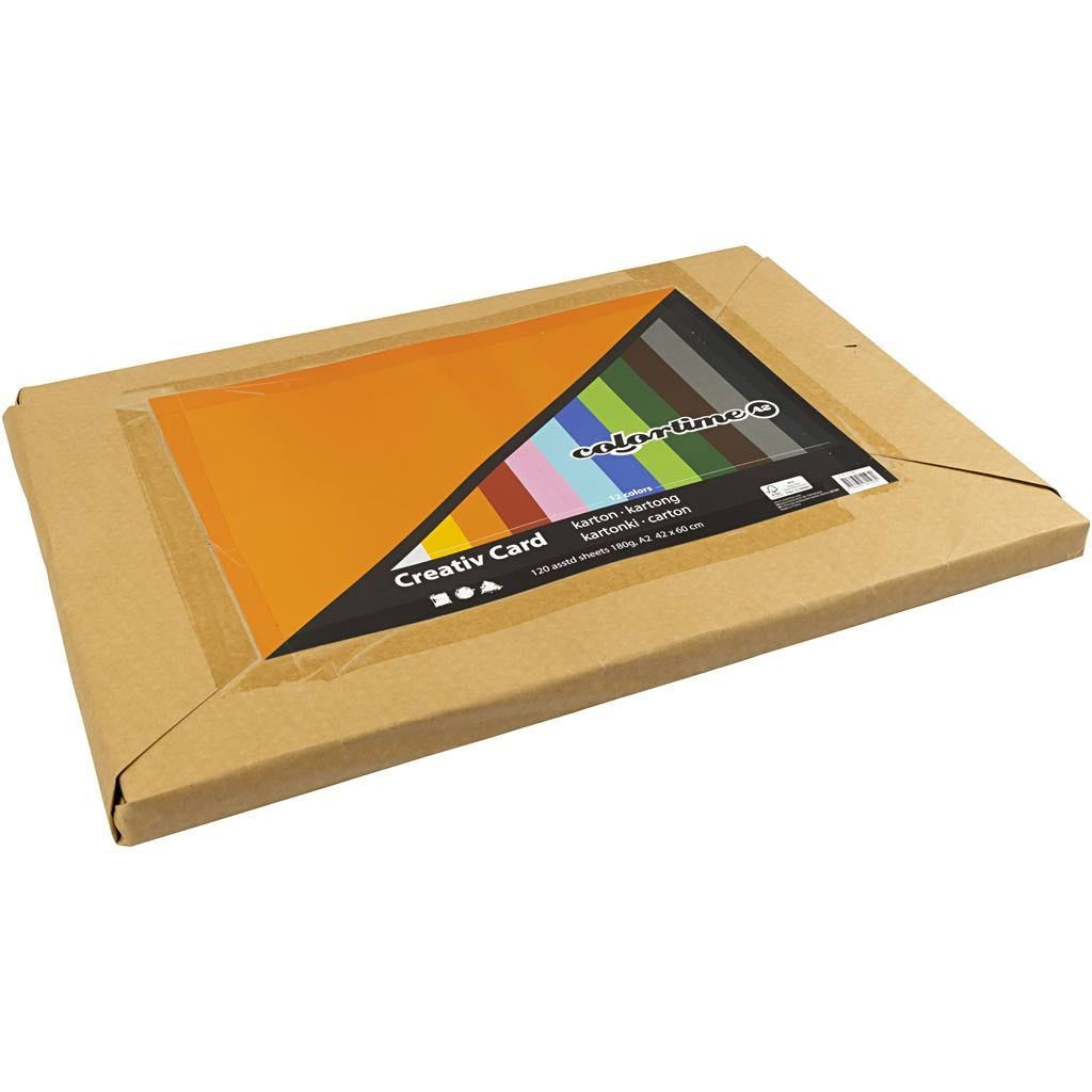 Creativ Company Bastelkarton – A2 – 180 g/m² – mehrfarbig