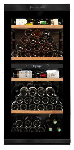 Climadiff Weinkühlschrank MILLESIME140DB – 293 l, 220/240 V, Kompressor, Energieeffizienzklasse F