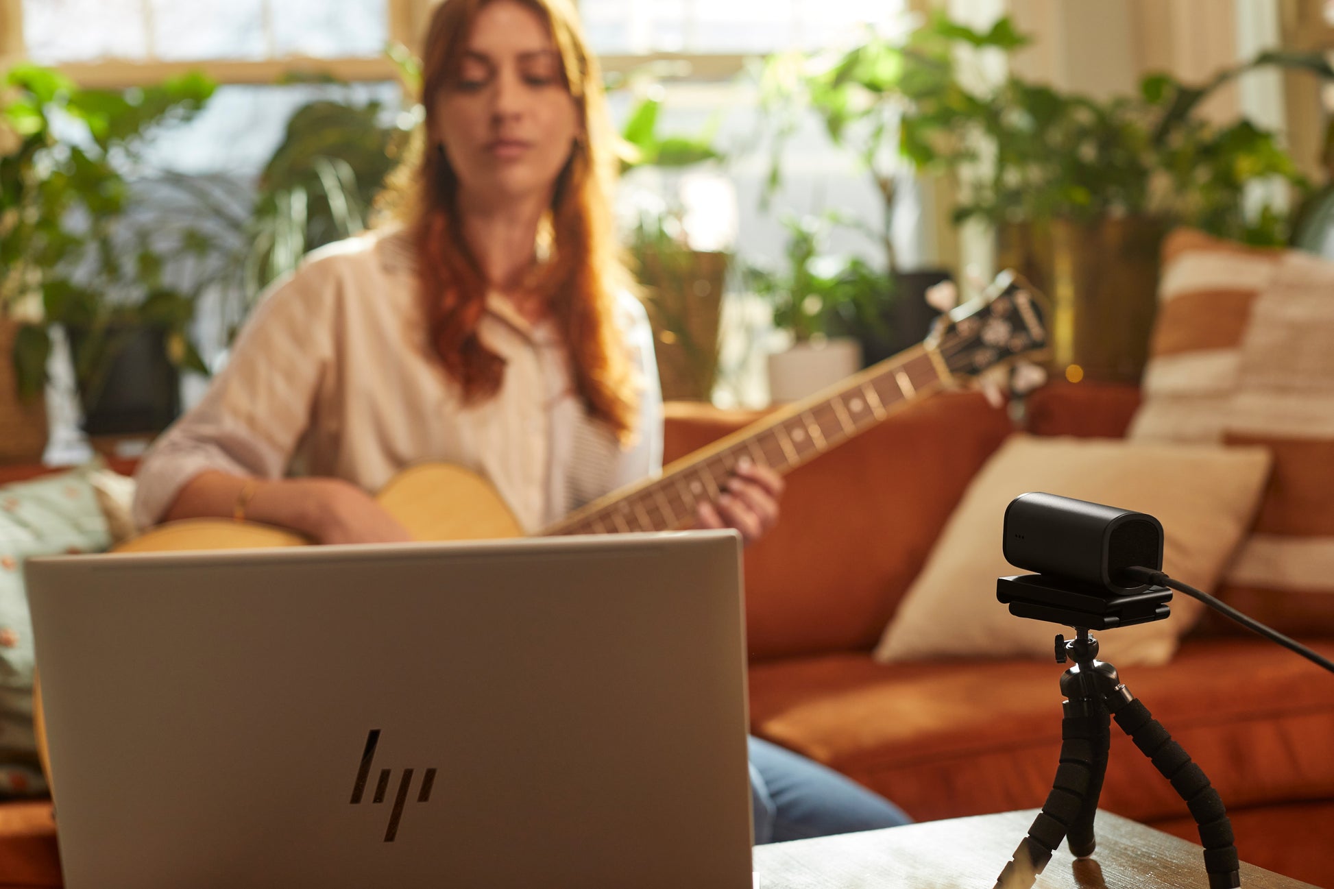 HP 965 – Webcam – 4K, bis 60 fps, USB, Autofokus, Schwarz