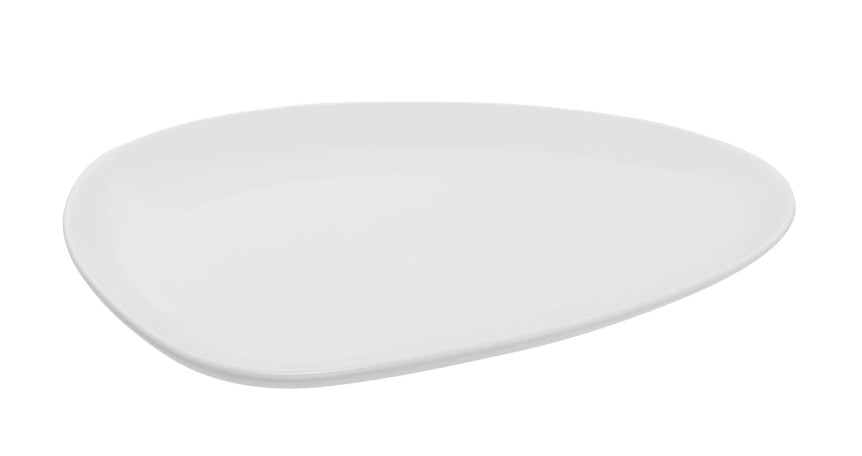 Lunasol Basic Gaya Atelier Speiseteller – Ø 20,5 cm, Porzellan, Weiss, spülmaschinenfest, mikrowellengeeignet