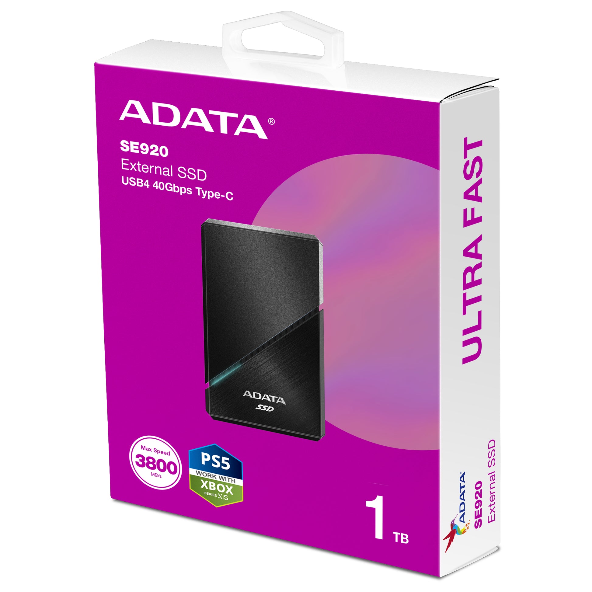 ADATA SE920 Speichergerät – 1 TB, USB4, Thunderbolt 4