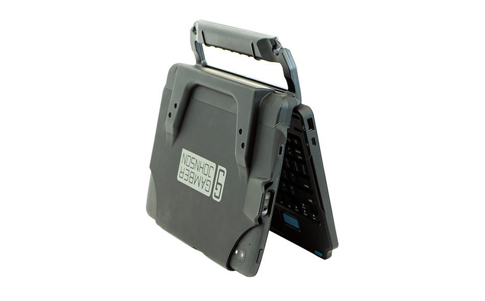 Gamber-Johnson Docking-Tastatur – Andocken (Pogo Pin) – Touchpad – QWERTZ (DE) – für Zebra ET40/45 10"