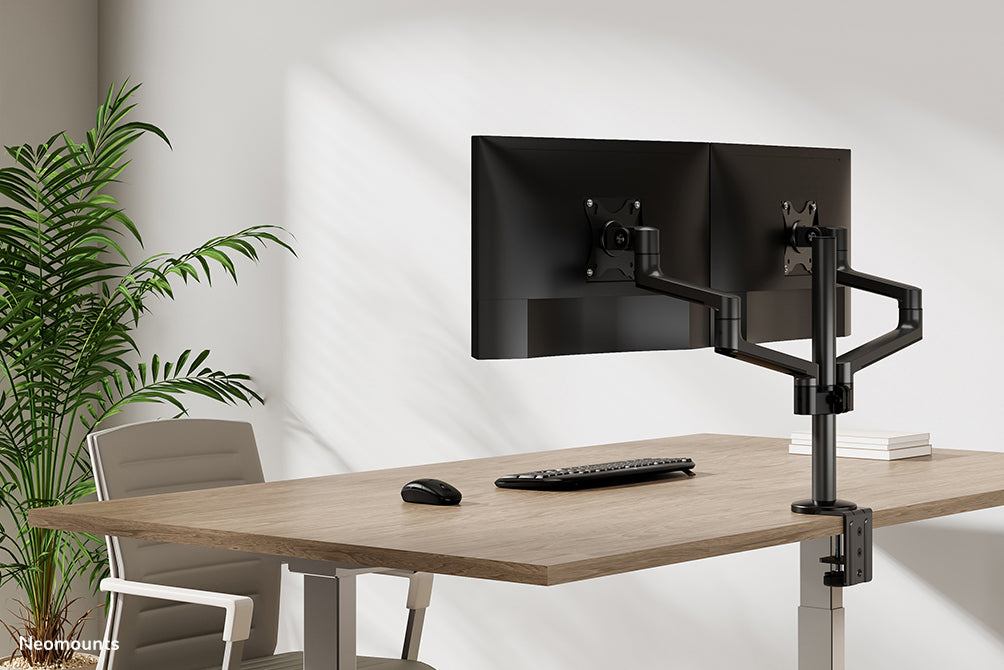 Neomounts DS60 425BL2 – Monitorarm, bis 27", Neigen/Schwenken, Drehen, Schwarz
