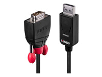 Lindy DisplayPort (Stecker) auf VGA (Stecker) Adapter, bis 1920×1200, 3 m