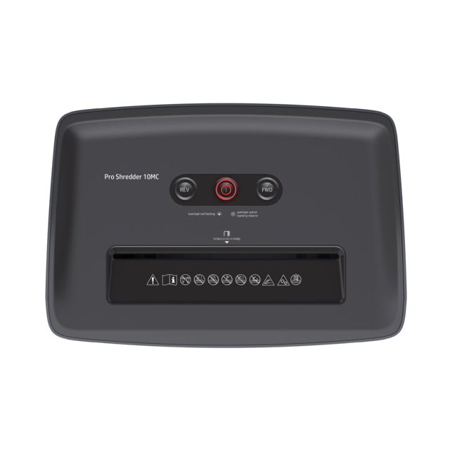 HP Pro 10MC 2812 – Aktenvernichter, DIN P-5, Mikroschnitt, 10 Blatt, 20 l