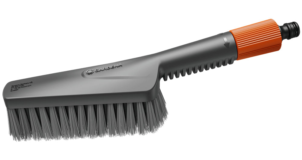 Gardena Scheuerbürste – 30,2×7,1×10,3 cm, grau/orange, 1 Stück