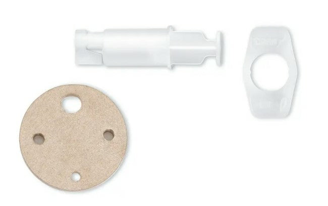 TESA Klebehaken Ersatzbefestigungskit BK27 – 5 kg Tragkraft, 3,4×3,4×0,4 cm, Kupfer, 5er-Set