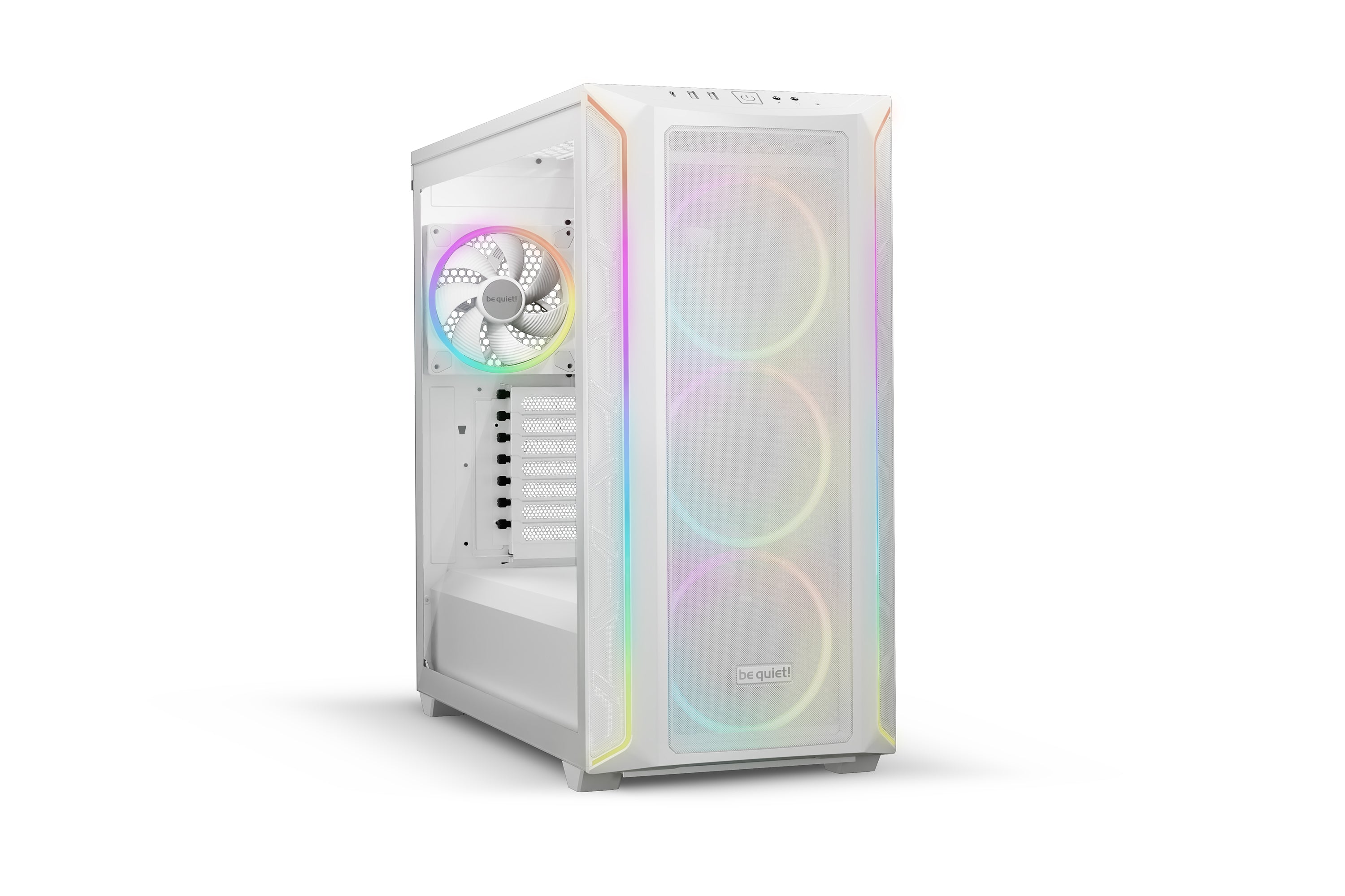be quiet! be quiet Shadow Base 800 FX – Midi-Tower – Weiss, ATX/EATX/mATX/Mini-ITX, 3×140 mm, Seitenfenster