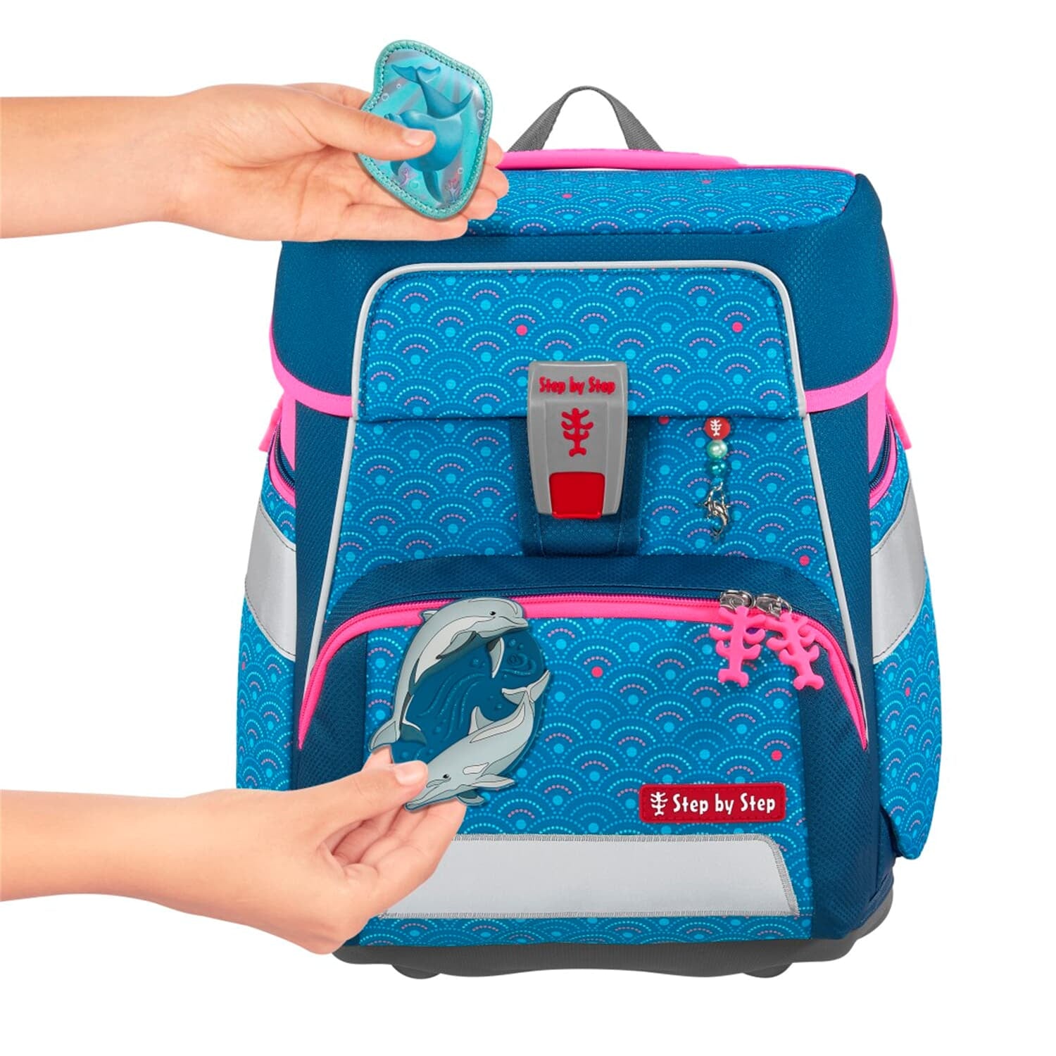 Step by Step Schulrucksack-Set Space – 5-teilig – Dolphin Pippa