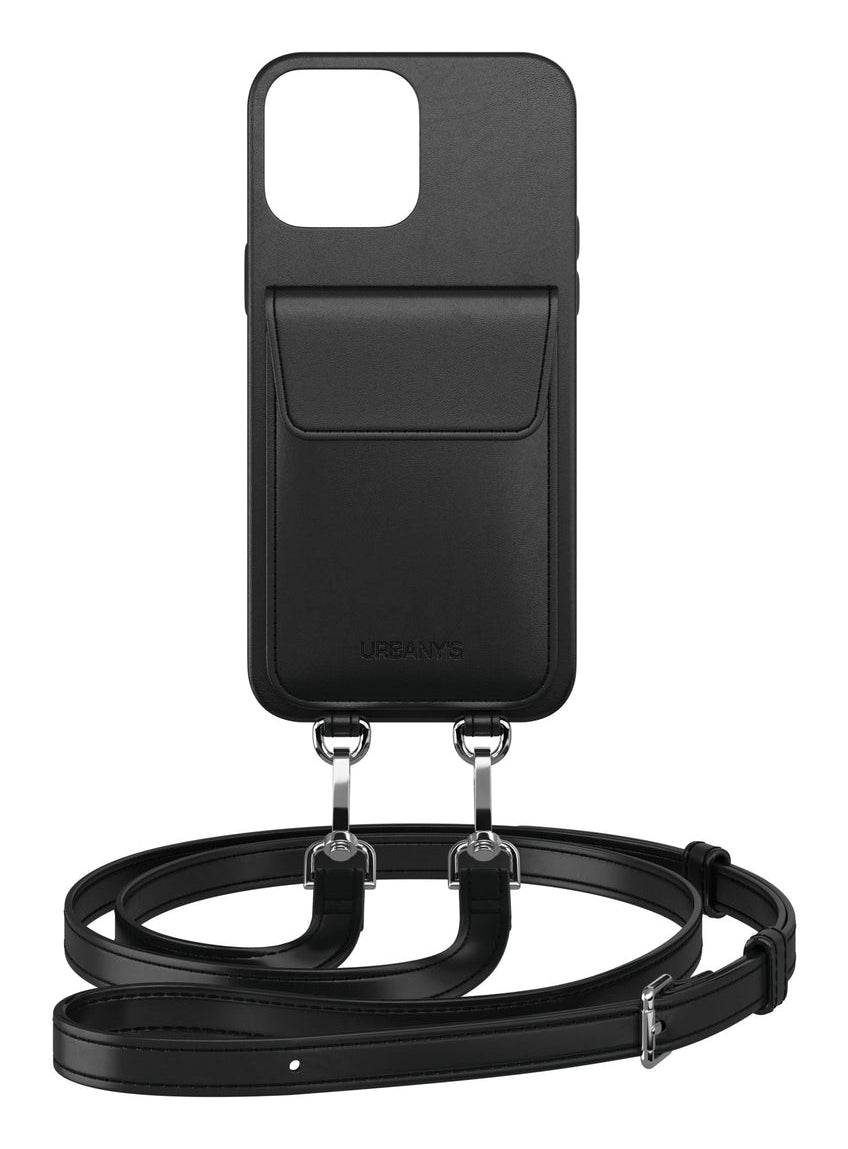 Urbany's Urbanys – Necklace-Hülle – für Apple iPhone 16 Pro – Night Owl, schwarz