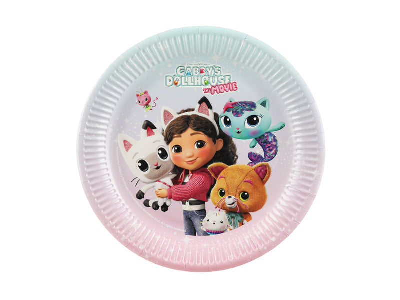 PartyDeco Teller, Papier – Ø 23 cm, mehrfarbig – 6 Stk.
