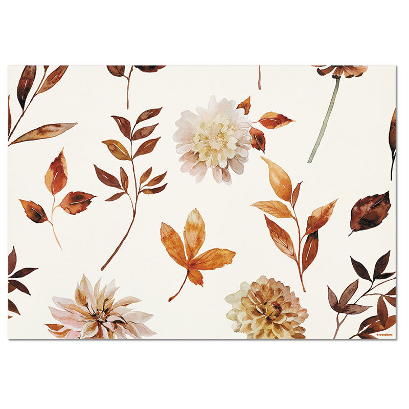 Trendform Tischset Autumn Leaves, Papier, Rechteckig, 42 × 29,7 cm – FSC – 4 Stk.
