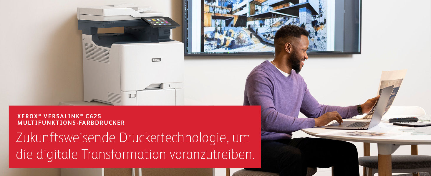 Xerox Versalink C625 – Farblaser-Multifunktionsdrucker, A4, 4-in-1, Duplex, ADF, LAN, AirPrint, Mopria