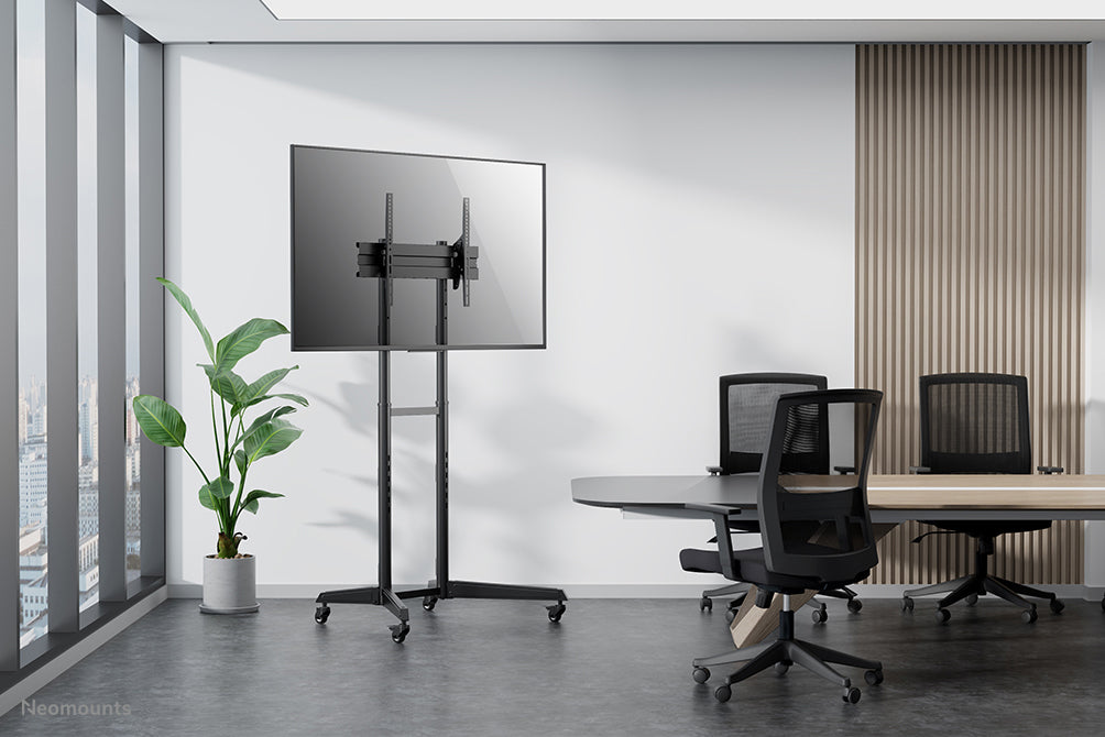 Neomounts FL50-540BL1 – Trolley, höhenverstellbar, für 37–70", VESA 100×100–600×400, bis 50 kg, schwarz
