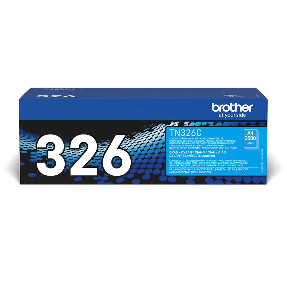 Brother Toner – cyan, 3500 Seiten – für Farb-Laserdrucker/Multifunktionsgeräte