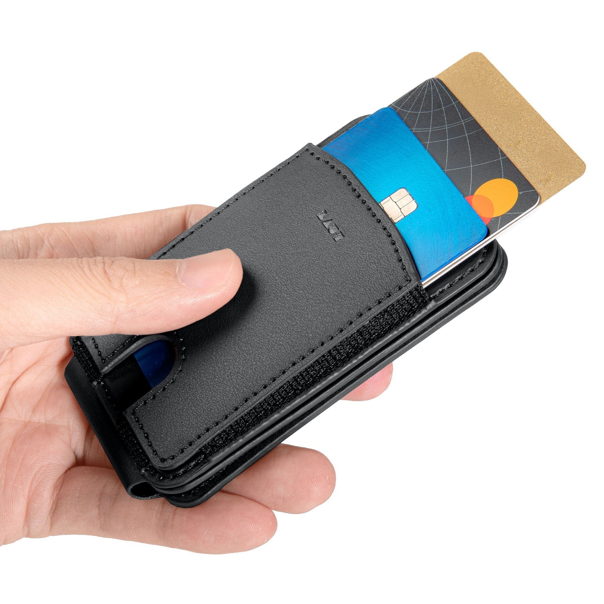 LAUT Magadd Card Wallet MagSafe 410480 – Kartenhalter/Wallet – für iPhone (MagSafe) – Schwarz
