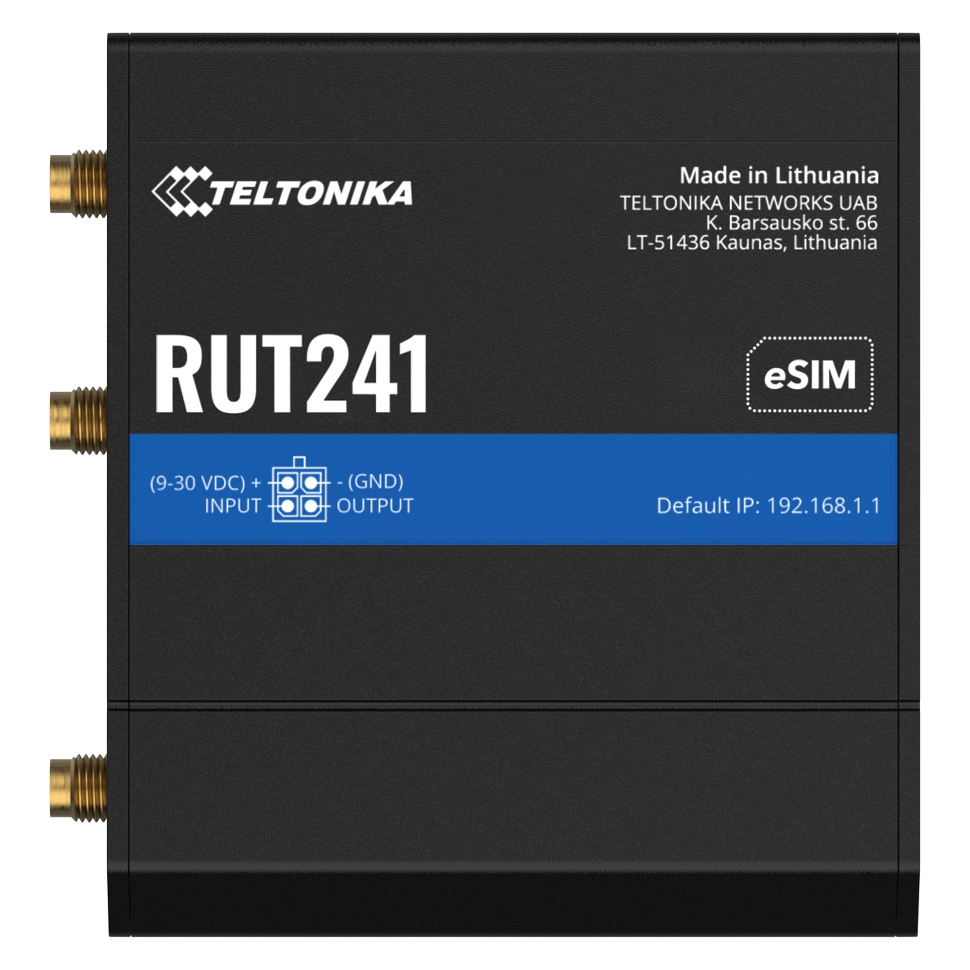 Teltonika RUT241 VPN-Router – LTE (Kat 4), Wi-Fi 4, 1× 10/100 Mbit/s RJ-45