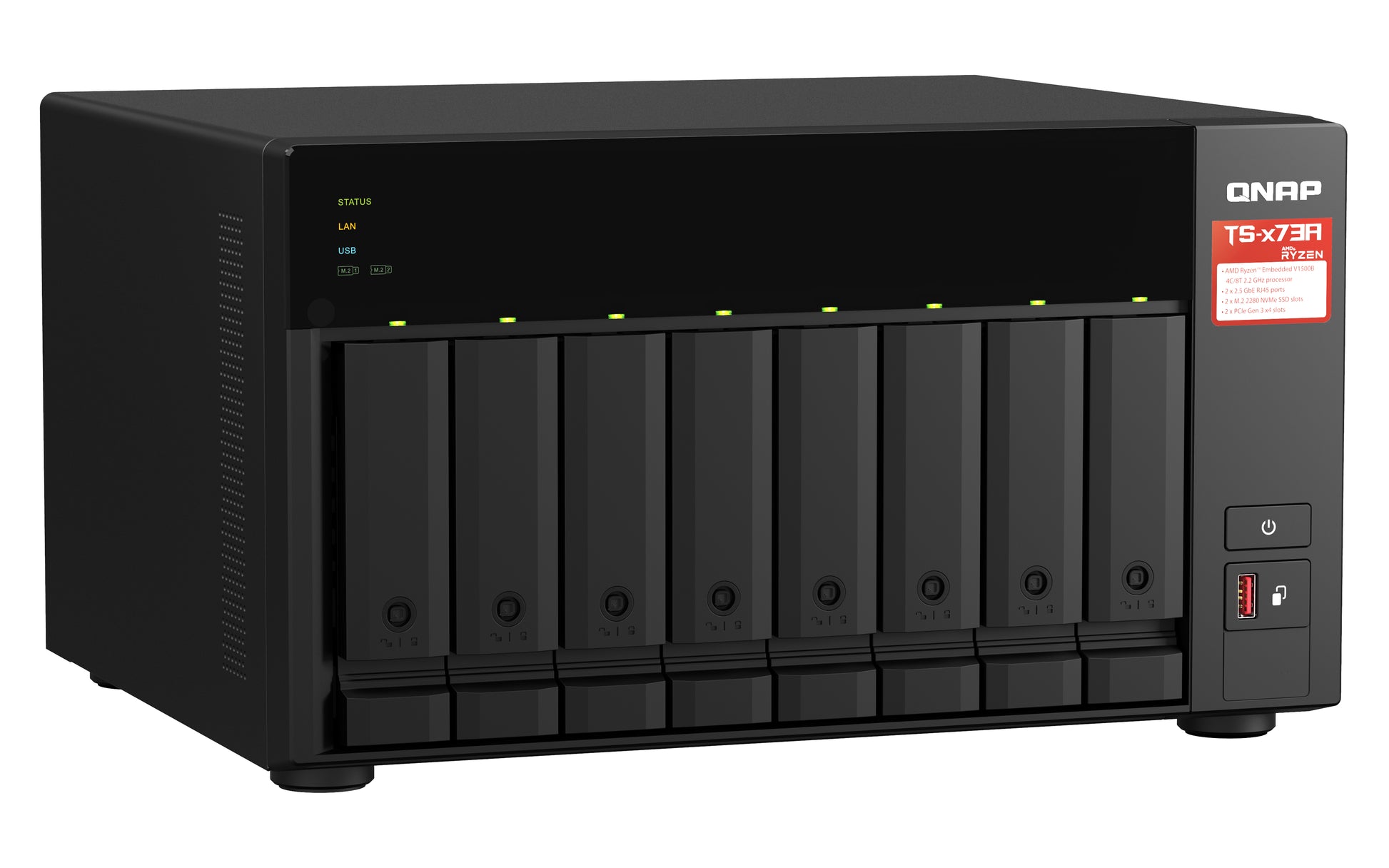 QNAP TS-873A-8G Speichergerät – 8 Bay