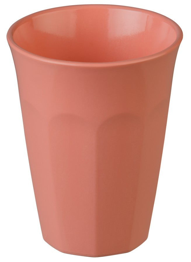 Koziol Becher Nora M – 300 ml, Ø 9,0 cm, Kunststoff (biozirkulär), Koralle, spülmaschinenfest