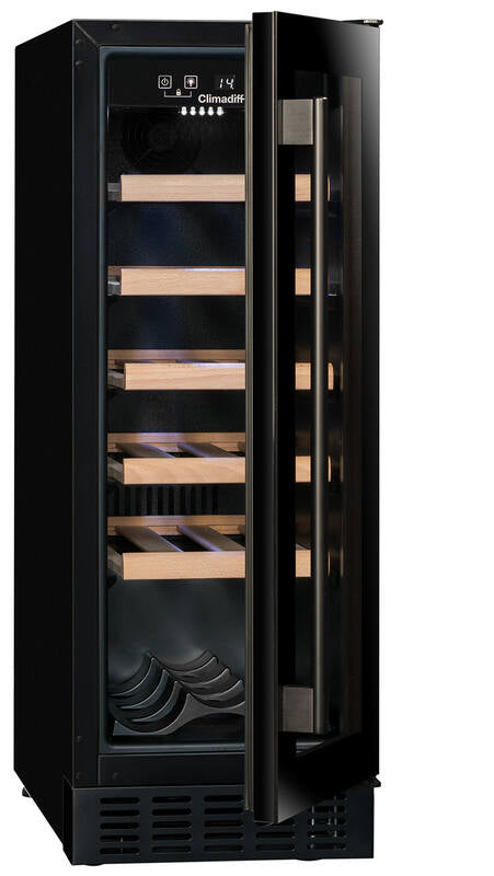 Climadiff Weinkühlschrank CBU20S2B – 57 l, 240 V, Kompressor, Energieeffizienzklasse F