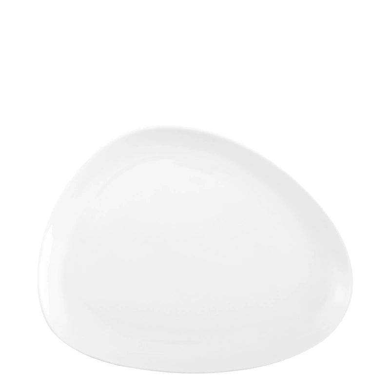 Lunasol Basic Gaya Atelier Speiseteller – Ø 20,5 cm, Porzellan, Weiss, spülmaschinenfest, mikrowellengeeignet
