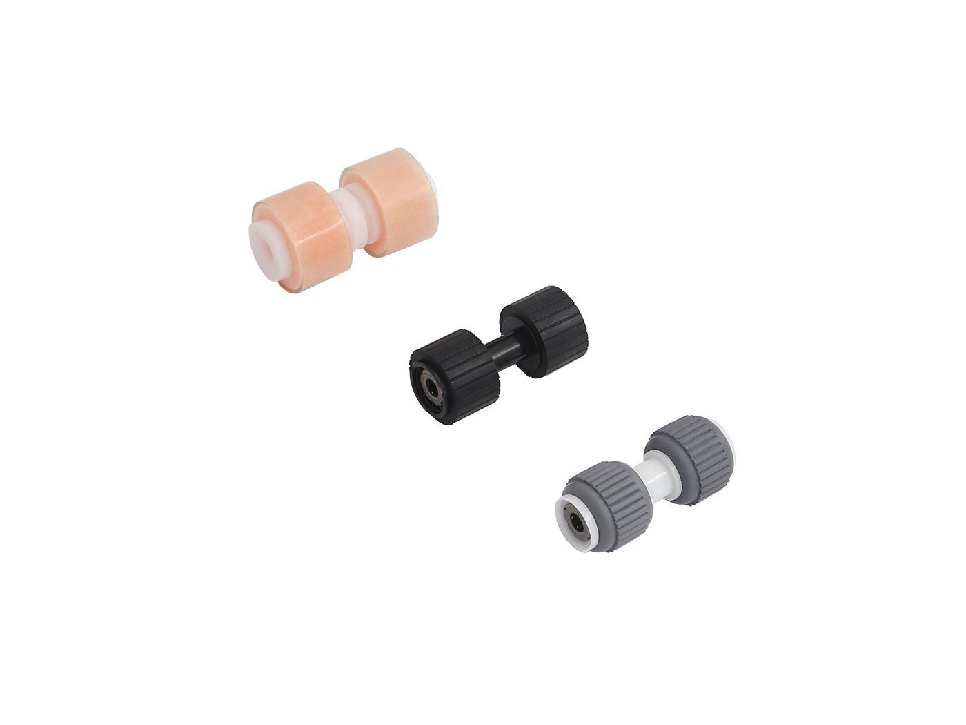 CoreParts Rollen-Kit, 3er-Pack, schwarz, grau, weiss – für iR ADVANCE 6055/6065/6075 und andere, MSP511039