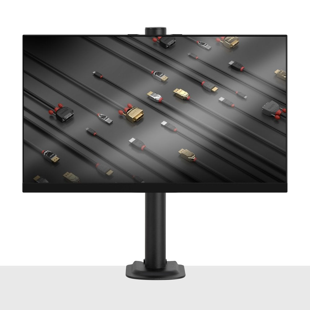 Lindy Stubby Fixed – Monitorarm Tischhalterung – Klemme/Durchführung – 1 Monitor – 13–32" – VESA 75×75/100×100