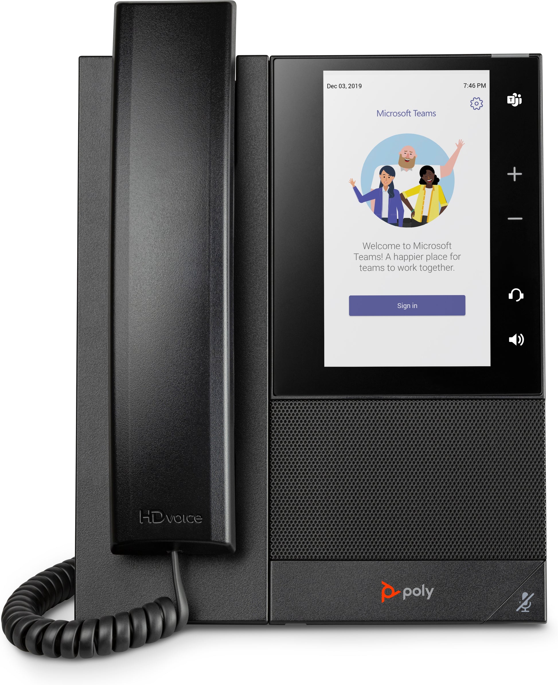 Poly CCX 505 – Business Media Phone, für Microsoft Teams, PoE