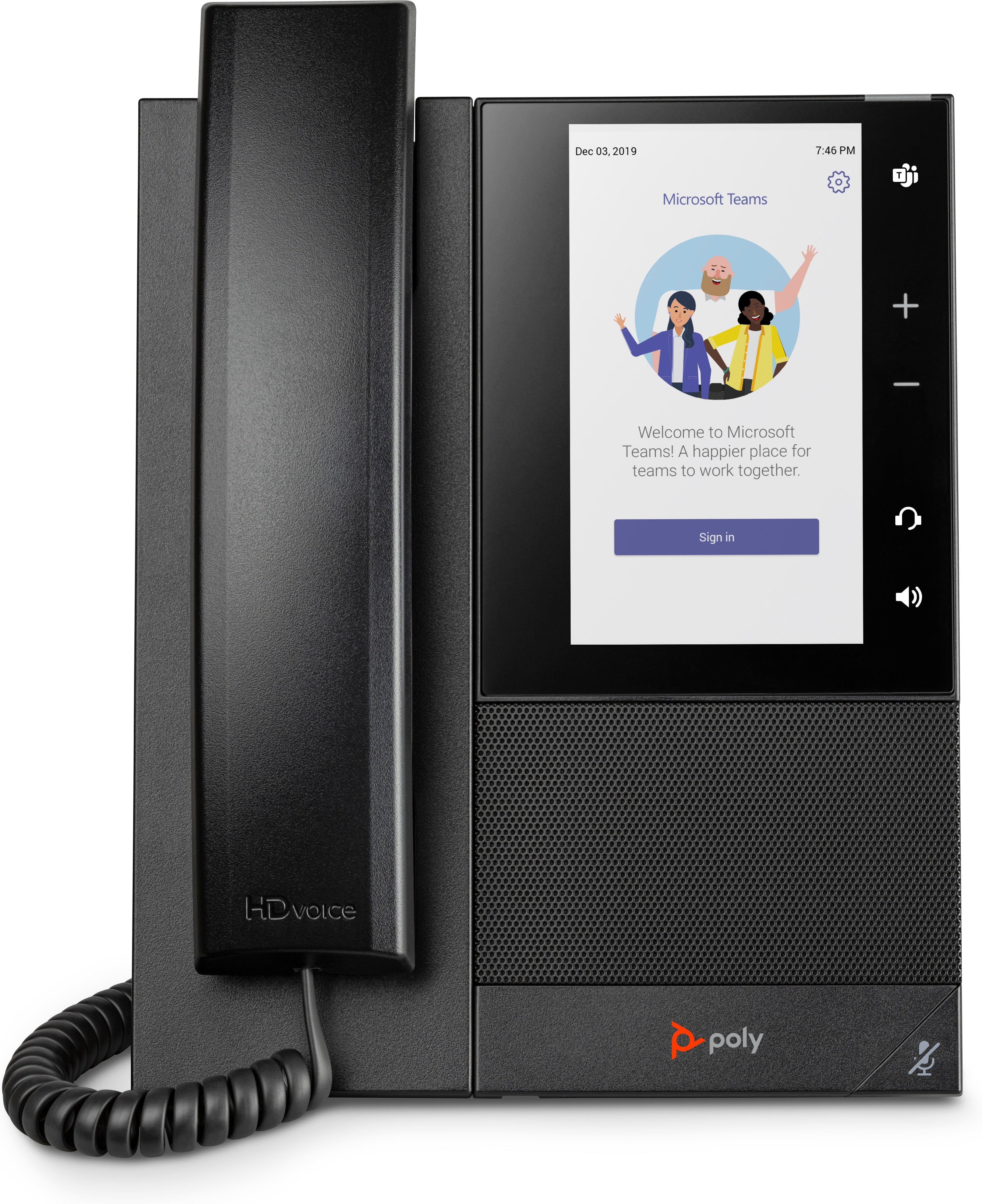 Poly CCX 505 – Business Media Phone, für Microsoft Teams, PoE
