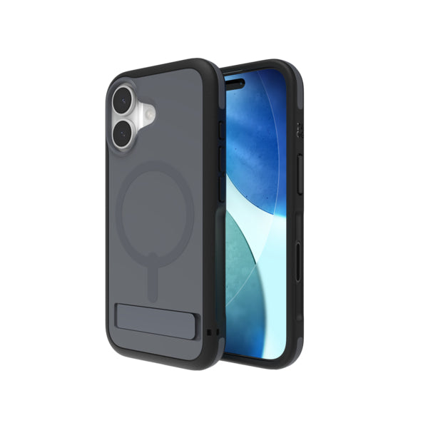 ZAGG Sedona Snap Backcover – für Apple iPhone 17, mit Ständer, Graphen, Anthrazit, bis 4 m Sturzsicher