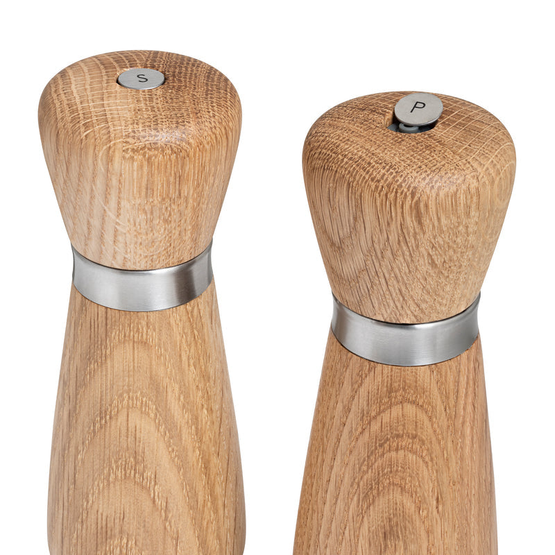 CrushGrind Salz-/Pfeffermühle 17 cm, Holz/Edelstahl/Keramik, Eiche