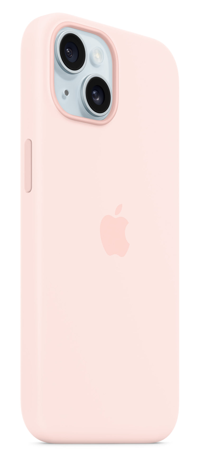 Apple Backcover – für Apple iPhone 15, MagSafe, Silikon+Mikrofaser, Hellrosa