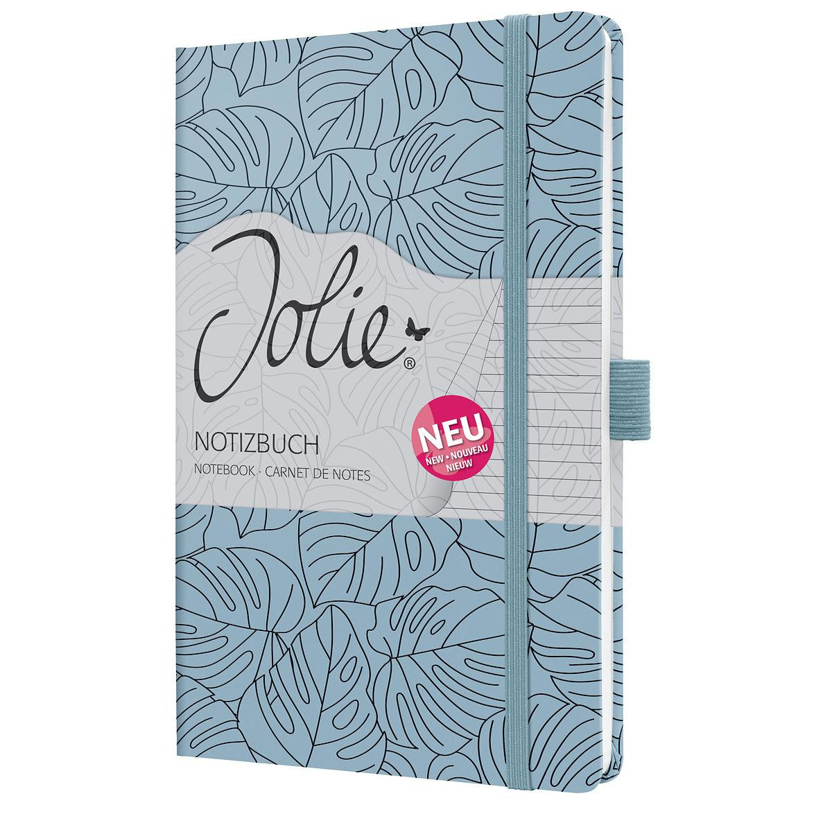 Sigel Notizbuch, liniert, Fadenheftung, Hardcover, 174 Seiten, perforiert, 80 g/m² – mehrfarbig