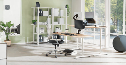 Leitz Fussstütze – Trittfläche 508 × 300 mm, höhenverstellbar, grau